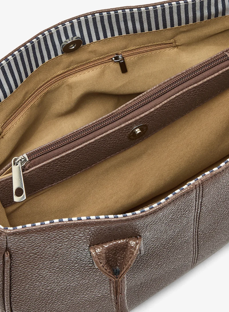 Ella Brown classic satchel with top handle for Women | Best Price UAE